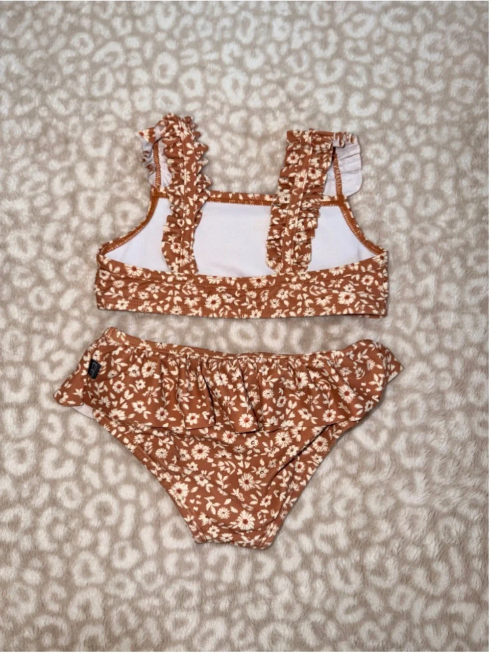 Modern Moments 4T Girls Swimsuit Bundle Floral One-Piece + 2-Piece Bikini